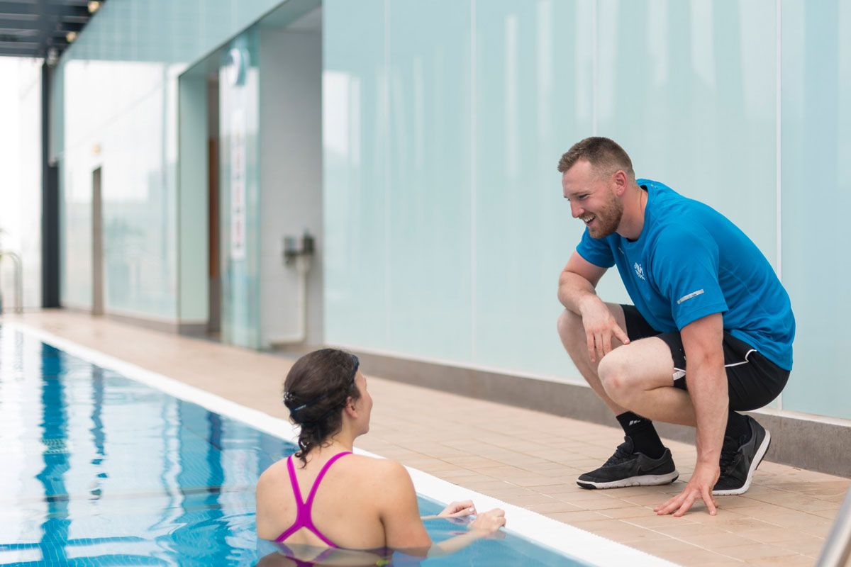 Professional swimming coaches